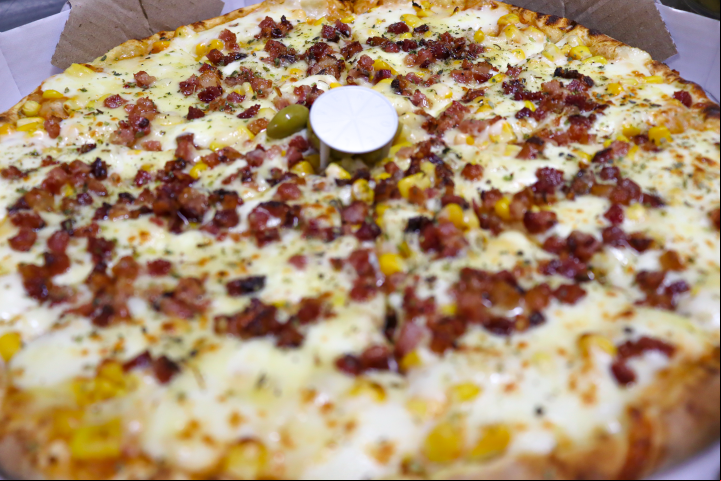 As pizzas são feitas com produtos de excelente qualidade e extremamente saborosas